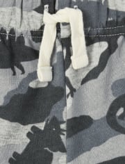 Shorts de camuflaje Dino para bebés y niños pequeños