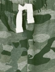 Baby And Toddler Boys Dino Camo French Terry Shorts