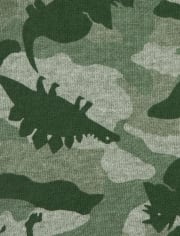 Baby And Toddler Boys Dino Camo French Terry Shorts