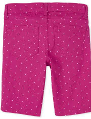 Girls Print Twill Skimmer Shorts