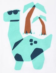 Baby And Toddler Boys Tropical Dino Graphic Tee