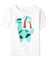 Baby And Toddler Boys Tropical Dino Graphic Tee