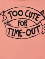 Camiseta gráfica Time Out para bebés y niños pequeños
