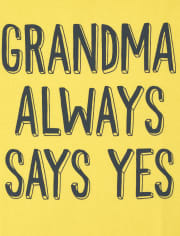Baby And Toddler Boys Grandma Graphic Tee