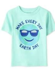 Camiseta gráfica del Día de la Tierra para bebés y niños pequeños