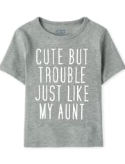 T-shirt graphique pour bébés et tout-petits garçons comme ma tante
