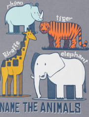Baby And Toddler Boys Animals Graphic Tee