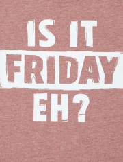 T-shirt graphique du vendredi pour garçons