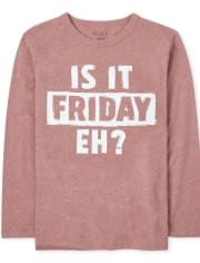 T-shirt graphique du vendredi pour garçons