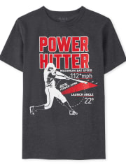 Boys Baseball Graphic Tee