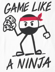 Camiseta gráfica Game Ninja para niños