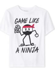 Camiseta gráfica Game Ninja para niños