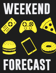 Boys Weekend Forecast Graphic Tee