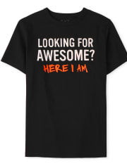 Boys Awesome Graphic Tee