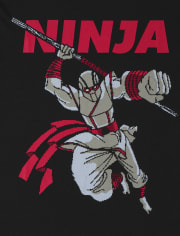 Camiseta con gráfico Ninja para niños