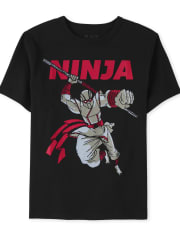 Camiseta con gráfico Ninja para niños