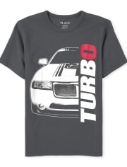 Camiseta gráfica Turbo para niños