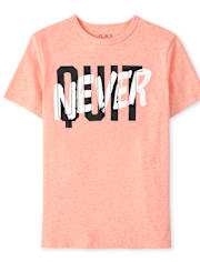 Boys Never Quit Graphic Tee