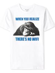 Camiseta gráfica Wifi para niños