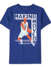 Boys Basketball Graphic Tee