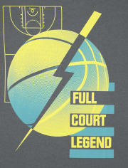 Camiseta gráfica de baloncesto para niños