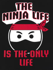 Camiseta gráfica Ninja Life para niños