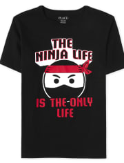 Camiseta gráfica Ninja Life para niños