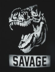 Boys Dino Savage Graphic Tee