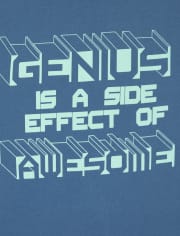 Camiseta gráfica Genius para niños