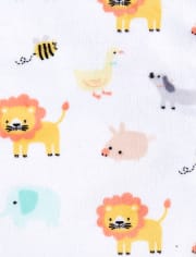 Couverture douillette animaux pour bébés garçons