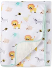 Couverture douillette animaux pour bébés garçons