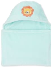 Baby Boys Lion Cozy Hooded Blanket