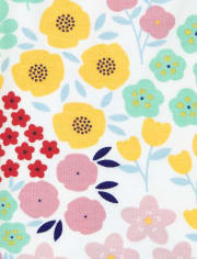 Baby Girls Floral Pants 2-Pack