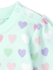 Baby Girls Heart 4-Piece Playwear Set