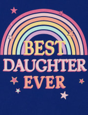Girls Best Daughter Graphic Tee