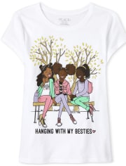 Girls My Besties Graphic Tee