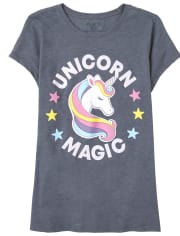Girls Unicorn Magic Graphic Tee