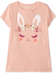 Girls Bunny Graphic Tee