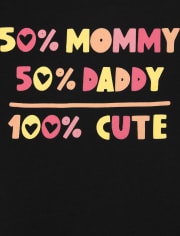 T-shirt graphique mignon pour bébé et toute-petite fille