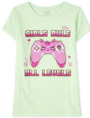Girls Video Game Graphic Tee