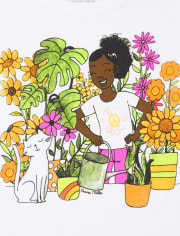Girls Gardening Graphic Tee