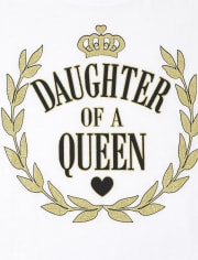 Girls Daughter Of A Queen Graphic Tee