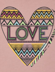Pack de 3 camisetas con gráfico de tendencia para niñas