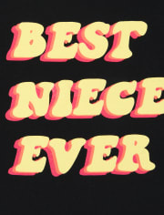 Baby And Toddler Girls Best Niece Graphic Tee