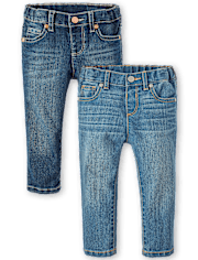 Baby And Toddler Girls Skinny Jeans 2-Pack