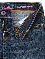 Lot de 2 jeans basiques super skinny pour fille