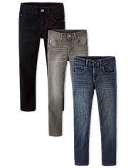 Boys Super Skinny Jeans 3-Pack