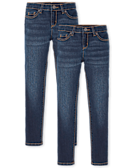 Girls Super Skinny Jeans 2-Pack
