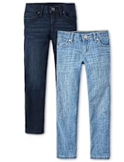Girls Skinny Jeans 2-Pack