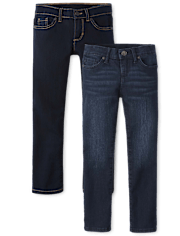 Girls Skinny Jeans 2-Pack